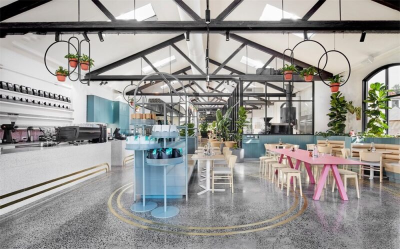 车厂里的温室咖啡馆：墨尔本 AU79 CAFÉ