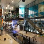 墨尔本蓝色列车LOFT风格餐厅设计