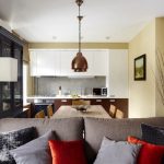 莫斯科67平米暖色调公寓设计