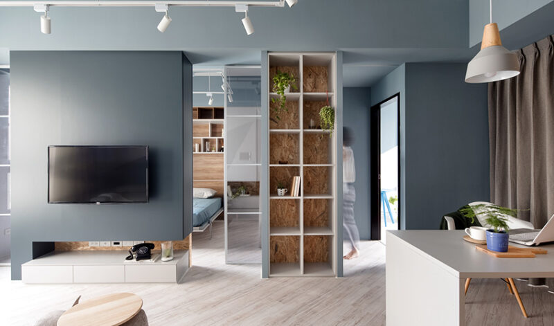 回型空间-66平米北欧 Loft 混搭风小宅