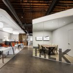 新泽西州一设计师团队自己的开放式办公室