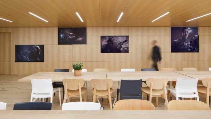 工作娱乐两不误，美国游戏巨头EA办公室设计