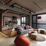 台北115平米工业风格公寓设计