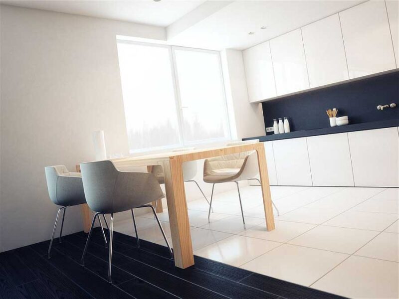 76㎡黑白色调现代简约公寓