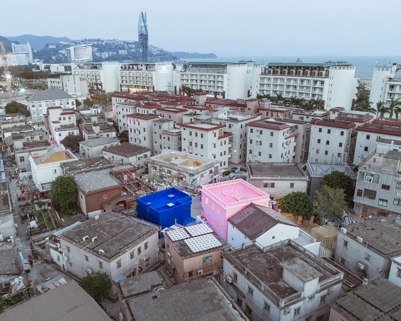 深圳双年展，城中村改造，深圳大梅沙改造设计，建筑改造， WUtopia Lab