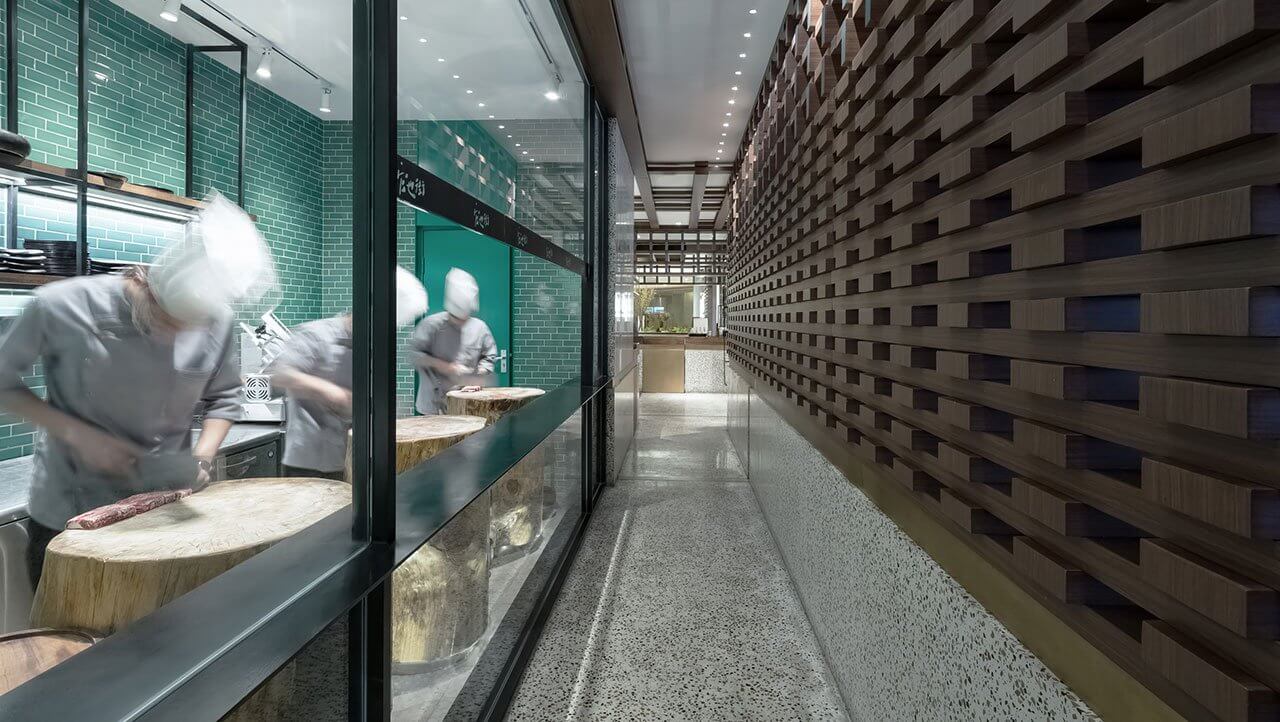 餐饮空间，古鲁奇建筑，官也街澳门火锅店，北京，国内火锅店设计