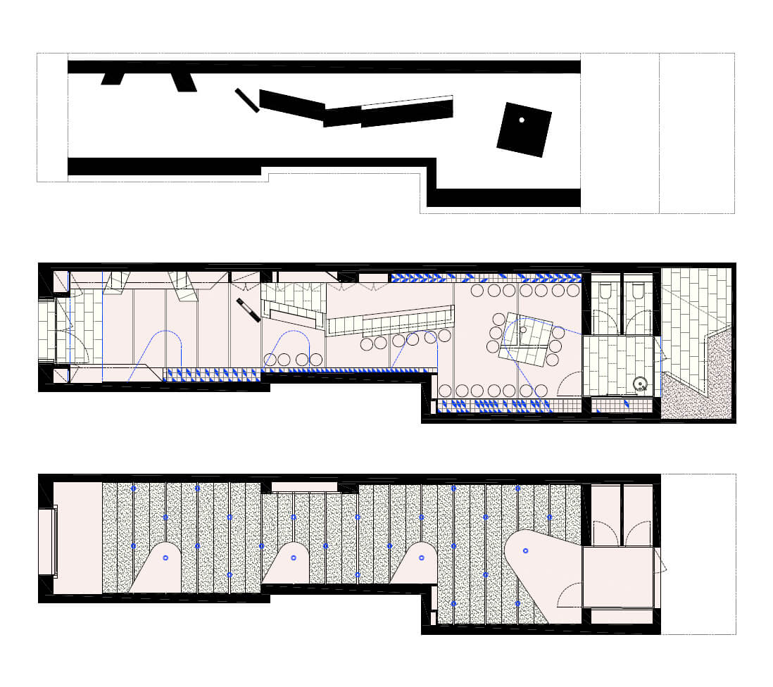 餐饮空间，建筑改造，酒吧改造设计，巴塞罗那，ElVilla酒吧改造，AMOO