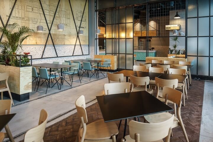 餐饮空间，餐厅设计，国外餐厅设计，工业风餐厅设计