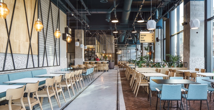 餐饮空间，餐厅设计，国外餐厅设计，工业风餐厅设计