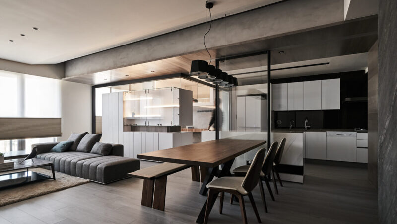 一个连结家人情感的盒子，台中132平方米漂浮之家