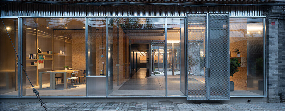 办公空间，多功能空间，PAGEONE办公室与艺文展场，建筑改造，胡同改造设计，商业与办公空间，文创空间