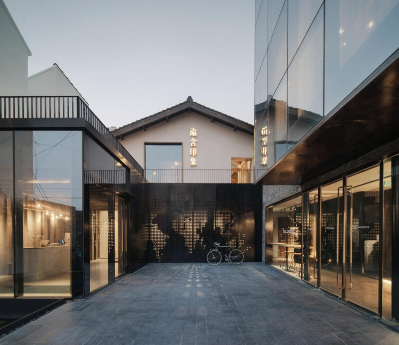 旧招待所改造城市民宿设计之上海渝舍印象