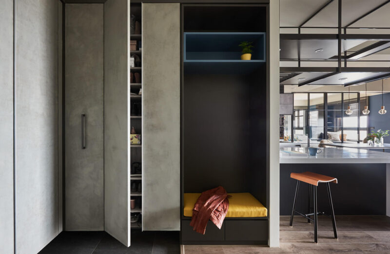 一个大房子，台北台式工业风两口之家设计