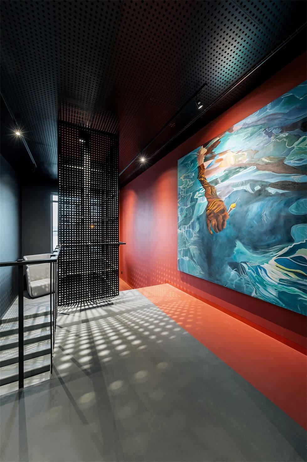 办公空间，国外办公室设计，炊具品牌公司办公室设计，工业风办公室设计