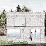 智利9X9方形混凝土结构住宅设计