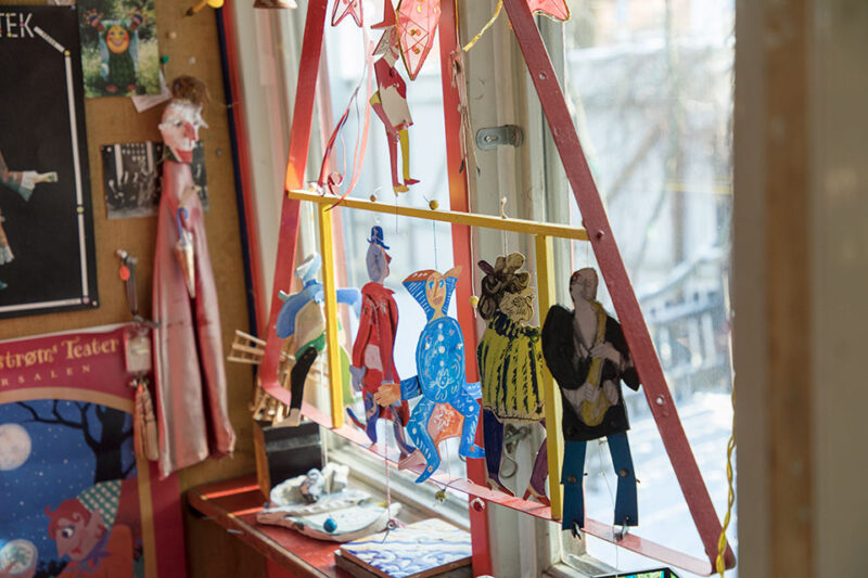 一个有着顽皮思想的91岁老艺术家的工作室