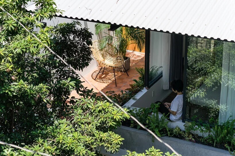 住宅空间设计，私人住宅空间，现代住宅设计，越南排屋设计，120平米住宅设计