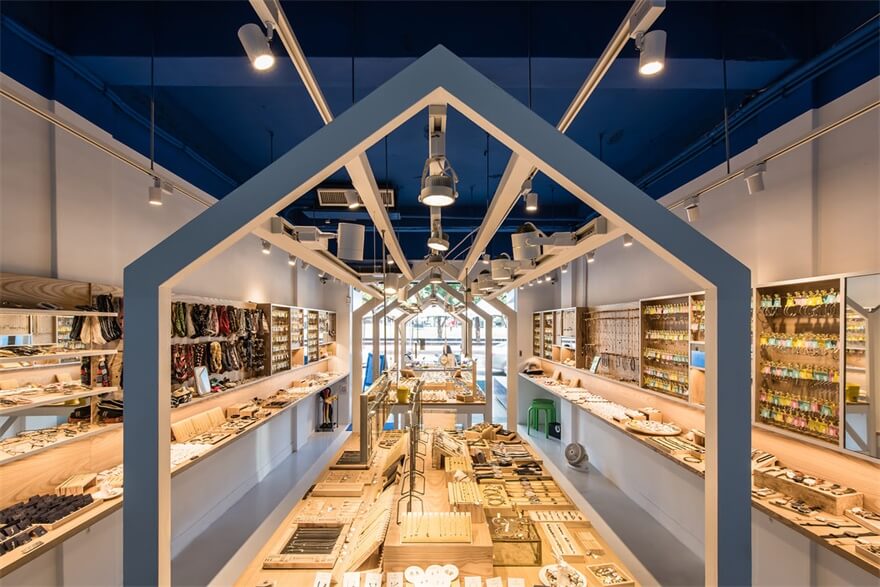 商业空间，饰品小店设计，台湾饰品店设计,小商店设计，台湾设计