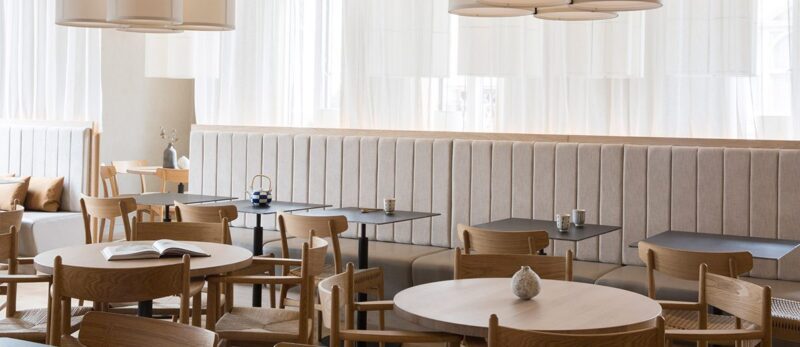 伦敦一家日式混搭北欧风寿司餐厅设计