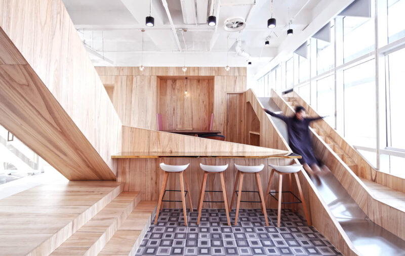 北京银河SOHO一家互联网金融公司办公室设计