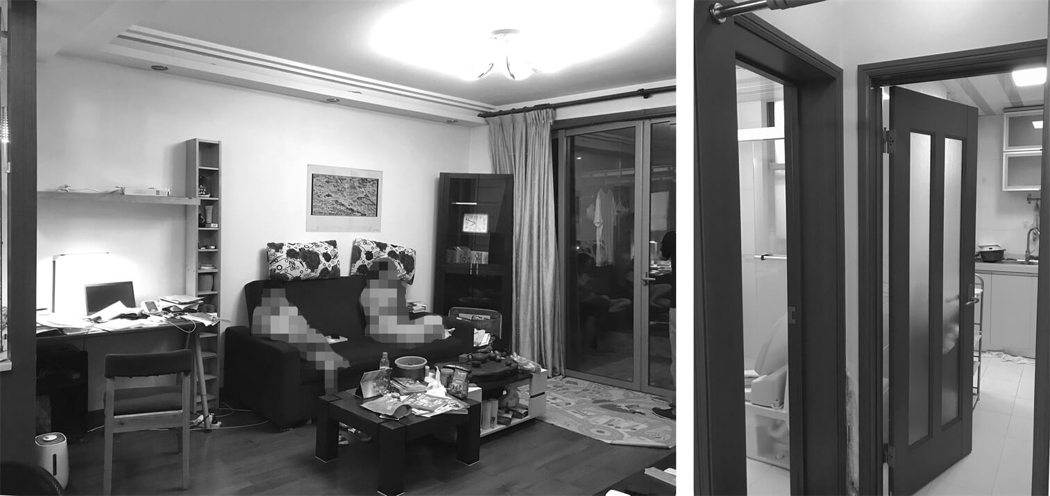 住宅改造设计，60㎡住宅设计，住宅空间，小户型，上海住宅设计