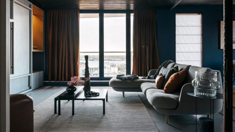 悉尼这间时髦公寓有着丰富和强大的室内功能