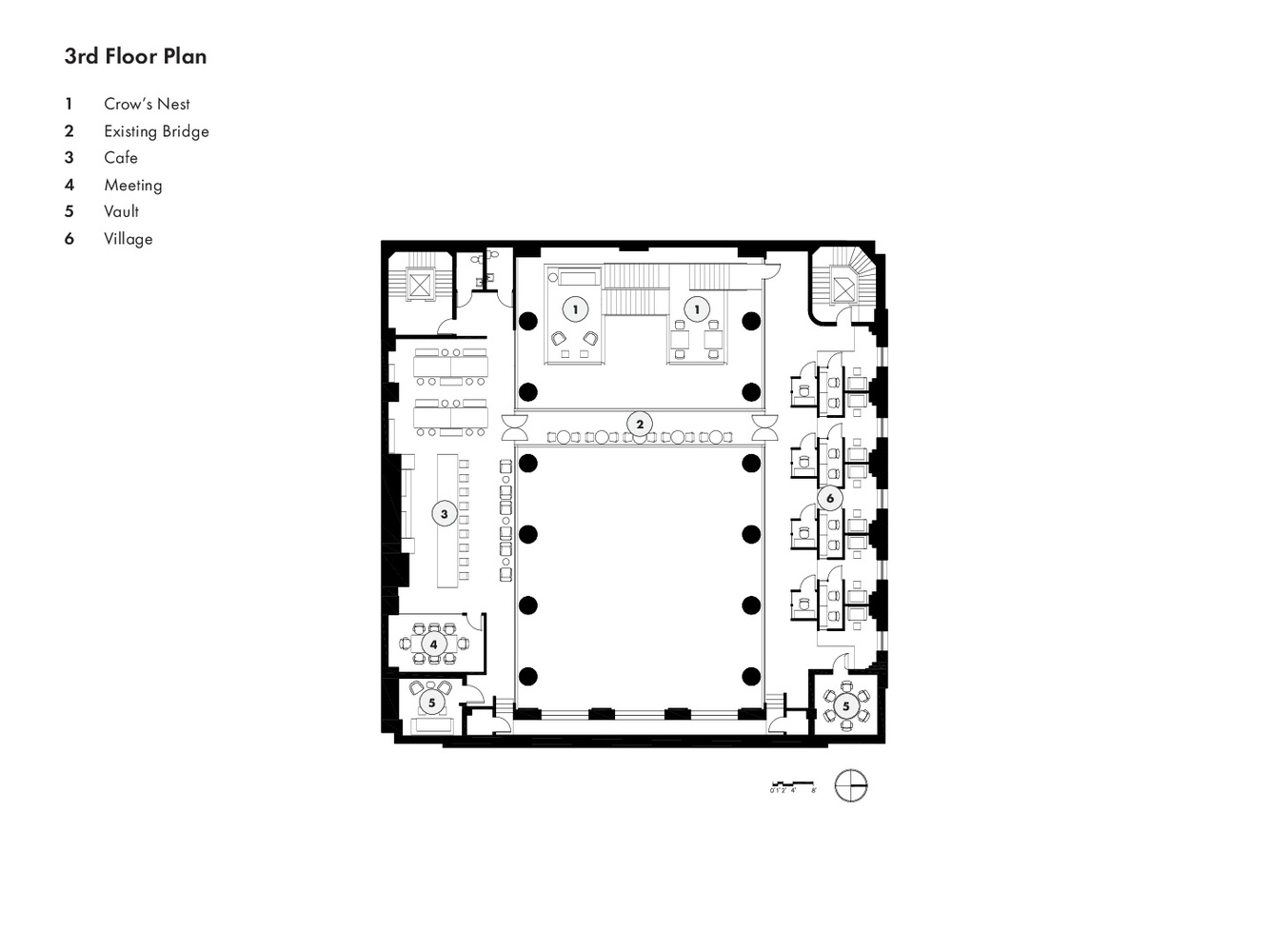办公空间，国外办公空间，办公空间设计，建筑改造，波特兰银行大楼改造