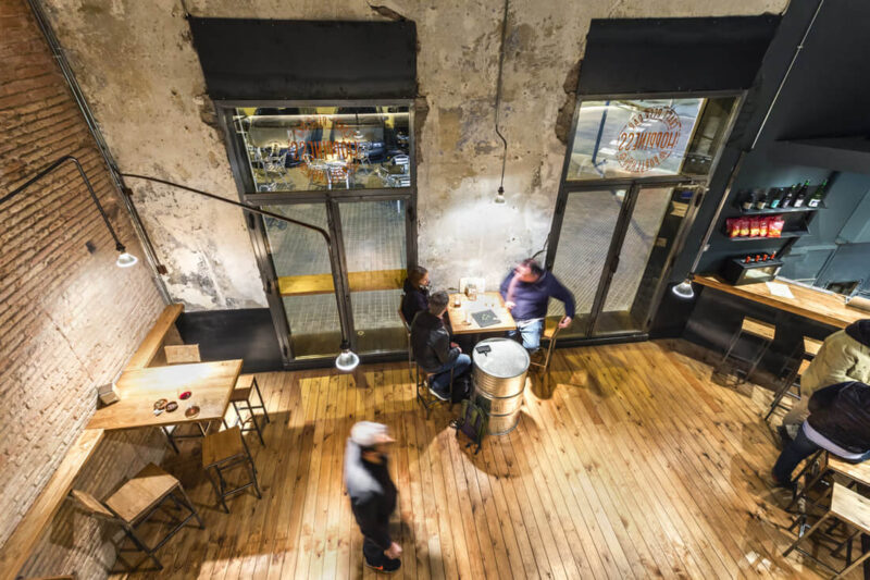 巴塞罗那 Hoppiness LOFT工业风酒吧设计