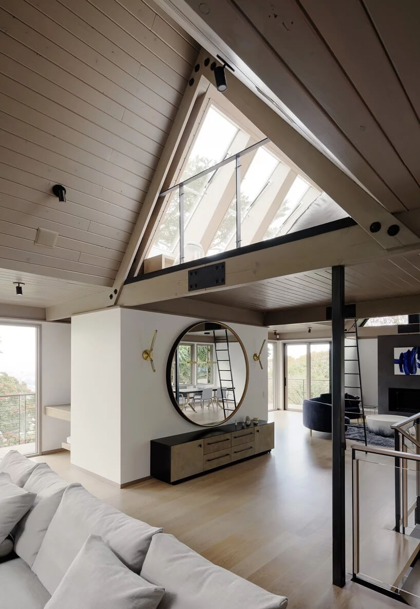 住宅设计，住宅空间，feldman architects，现代风格，twin peaks公寓，美国北加州