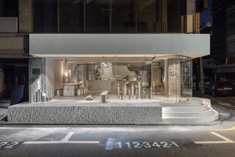 首尔Et Cetera原始水泥工业风咖啡馆酒吧设计