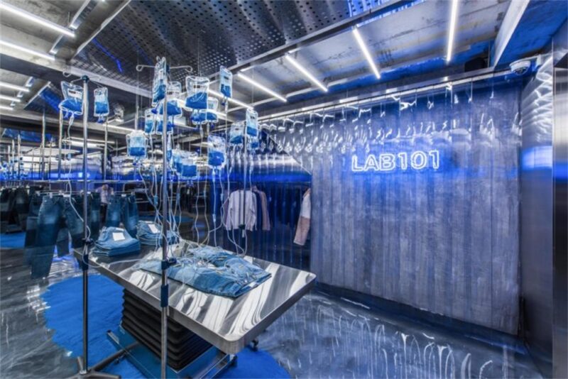 牛仔布的复兴，韩国LAB101旗舰店