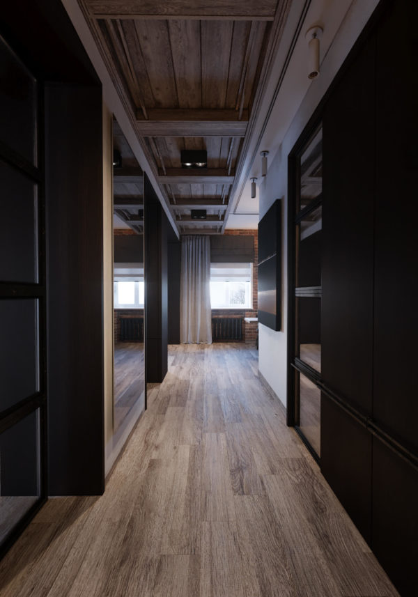 住宅空间，工业风loft，小宅概念，公寓设计，100平米左右住宅设计