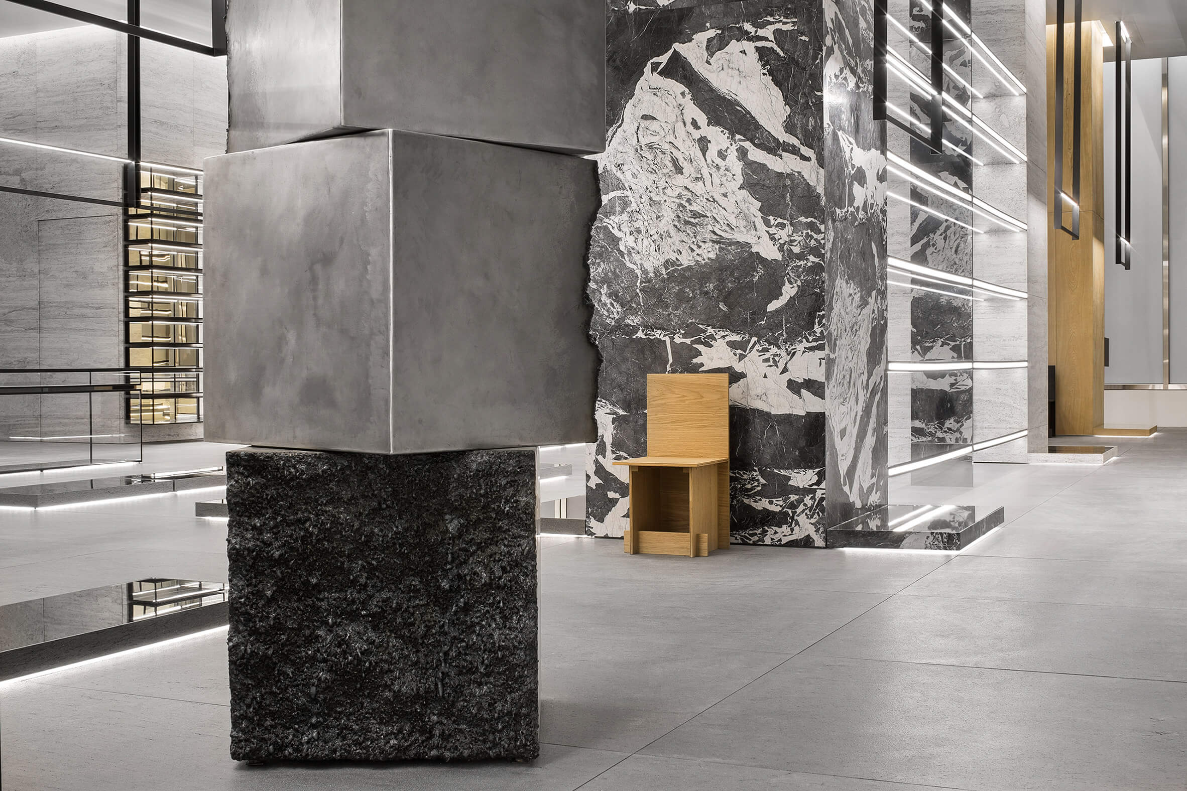 商业空间，时尚品牌概念店，Celine，Hedi Slimane，门店改造