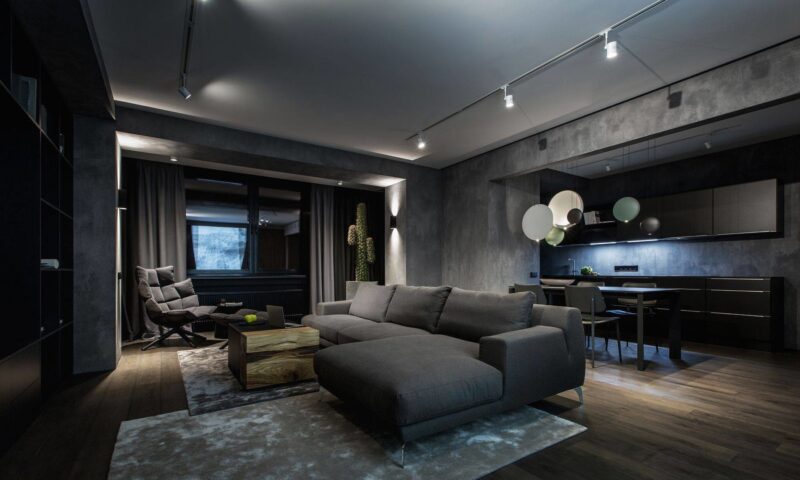 YoDezeen | 乌克兰90平米单身男子公寓