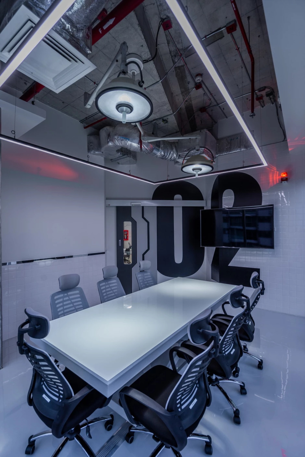 办公空间，国外办公设计，数字媒体公司，Collective Studio，科幻主题办公室