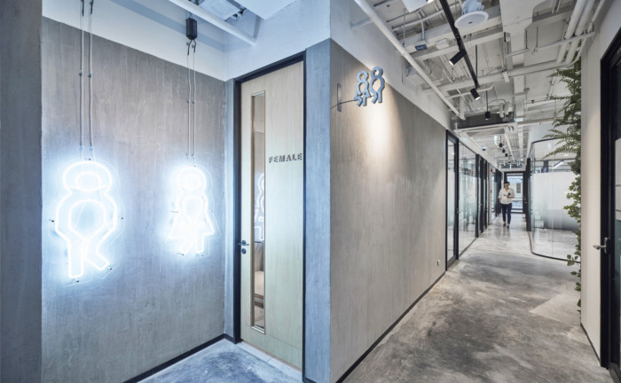 国外办公室设计，办公空间，泰国，办公室，design worldwide partnership，Glowfish Coworking