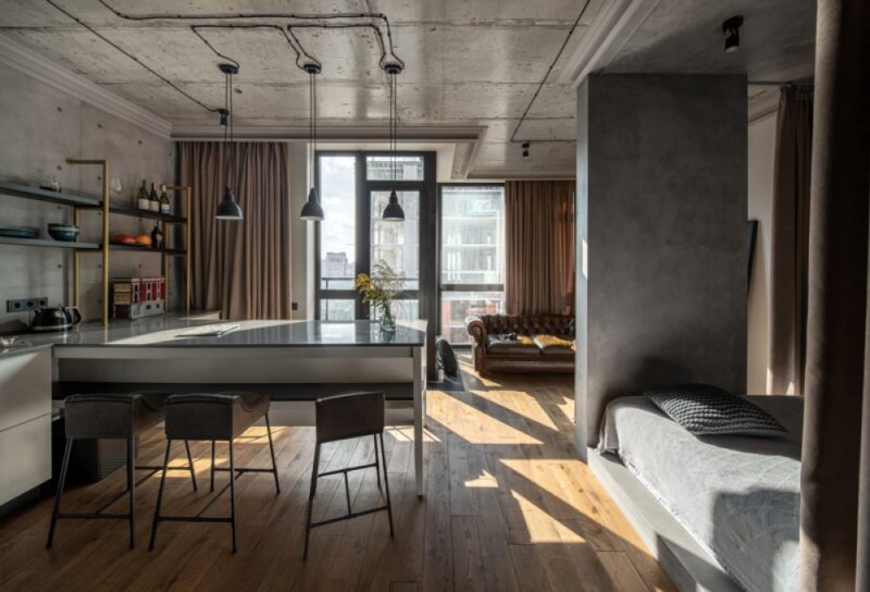 ZOOI | 一对年轻夫妇的42㎡时尚复古小宅