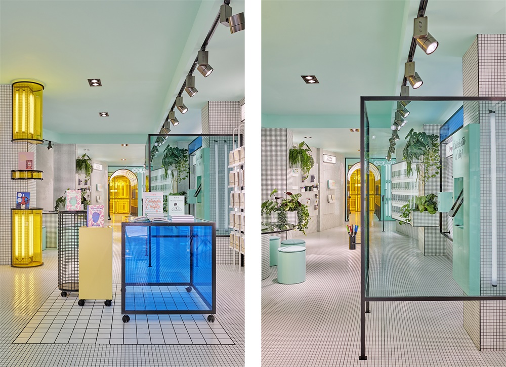 商业空间，Masquespacio，体验店，未来主义，产品展示