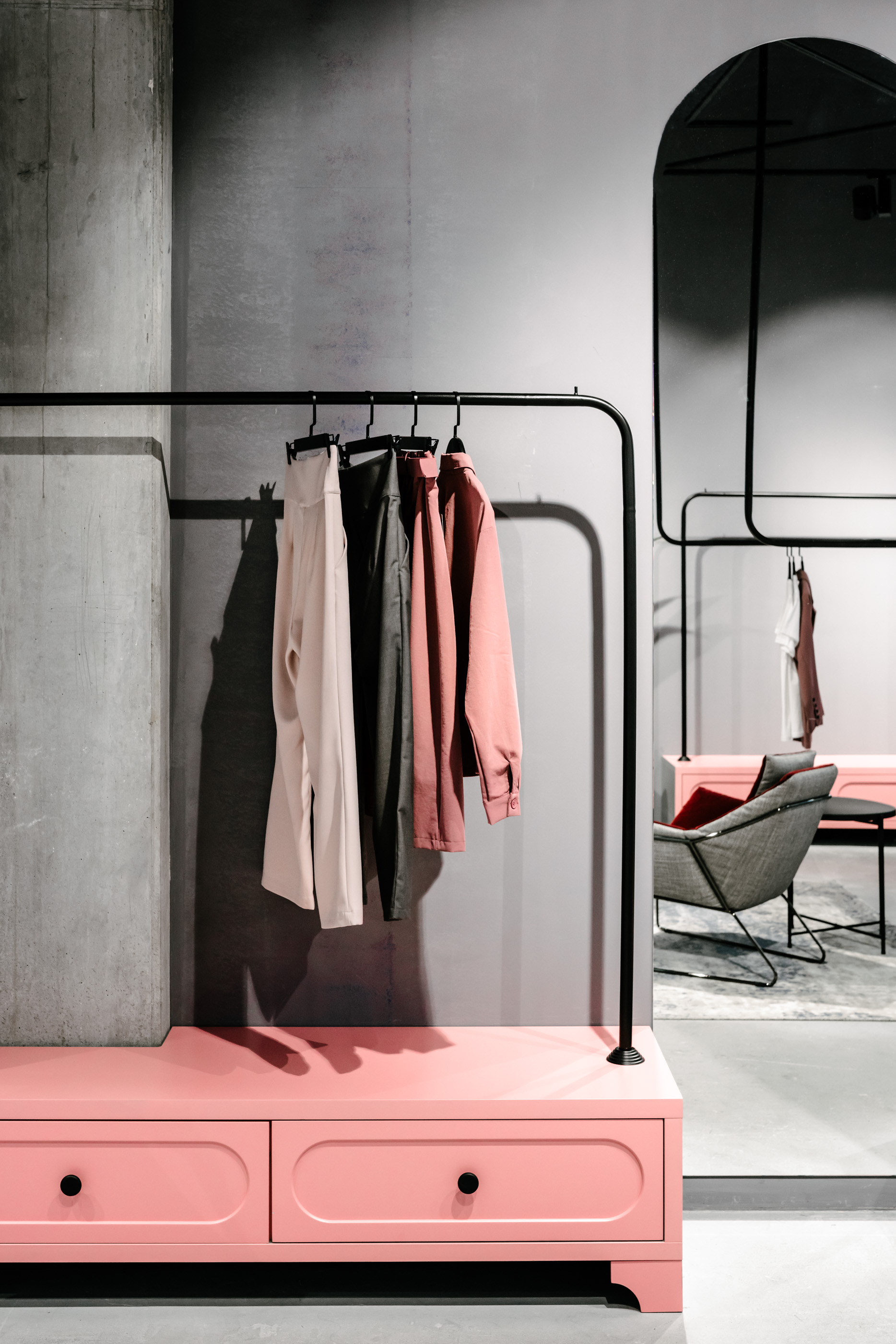 商业空间，服装店，国外女装店设计，Angelina Malysheva，时尚空间