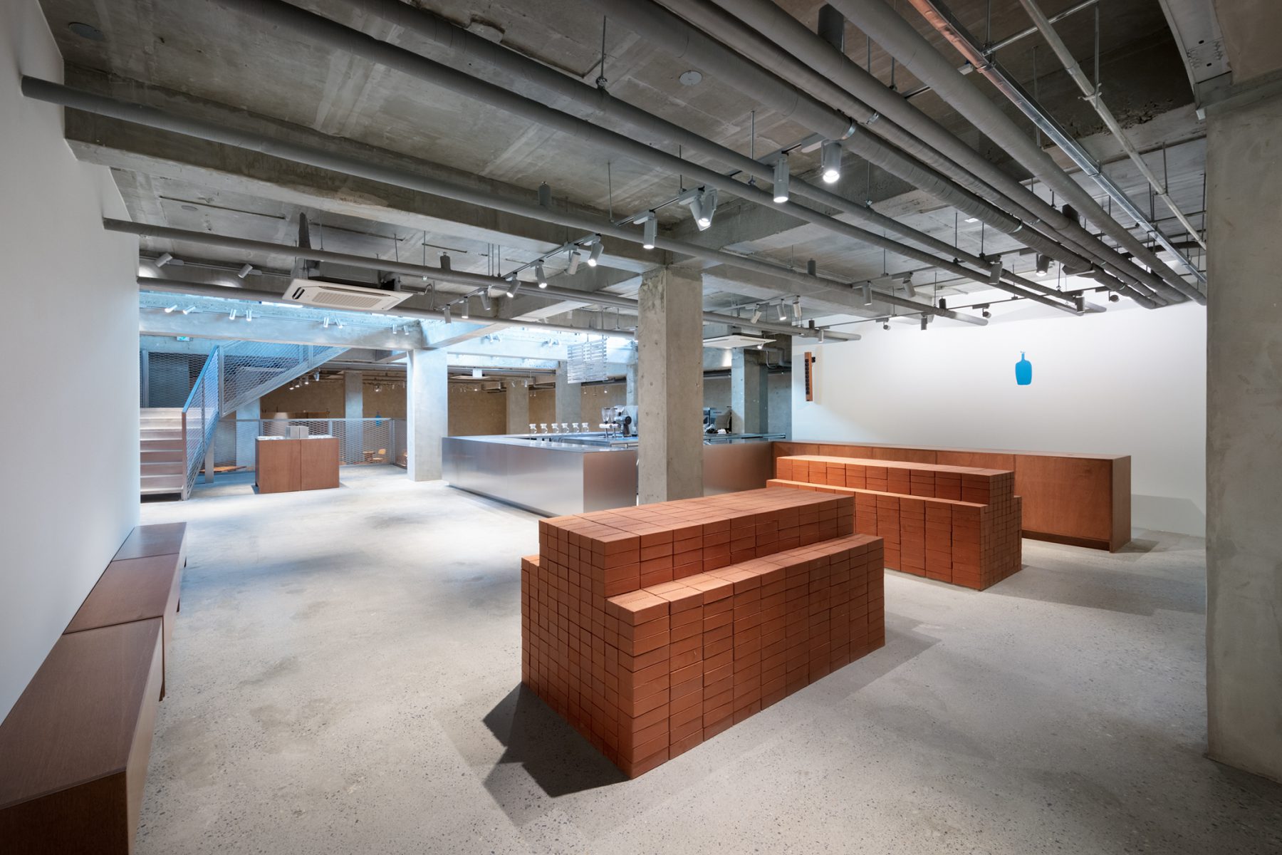 餐饮空间，Blue Bottle Coffee，蓝瓶咖啡，Schemata Architects，首尔，咖啡馆设计