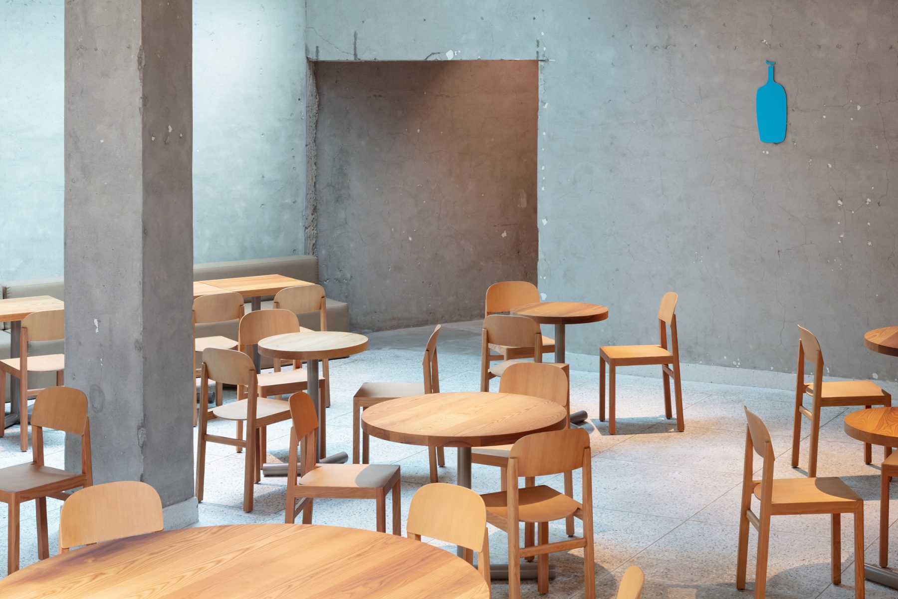 餐饮空间，Blue Bottle Coffee，蓝瓶咖啡，Schemata Architects，首尔，咖啡馆设计