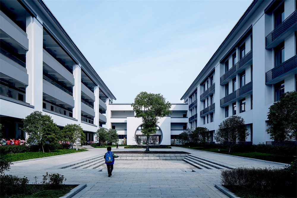 小学校园设计，江苏溧阳，小学，校区，浙江大学建筑设计研究院