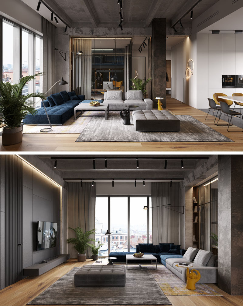 住宅空间，国外住宅空间设计，loft公寓，阁楼，住宅改造