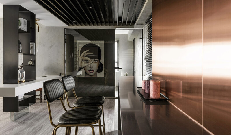 浩室设计丨服装设计师的现代工业风住宅