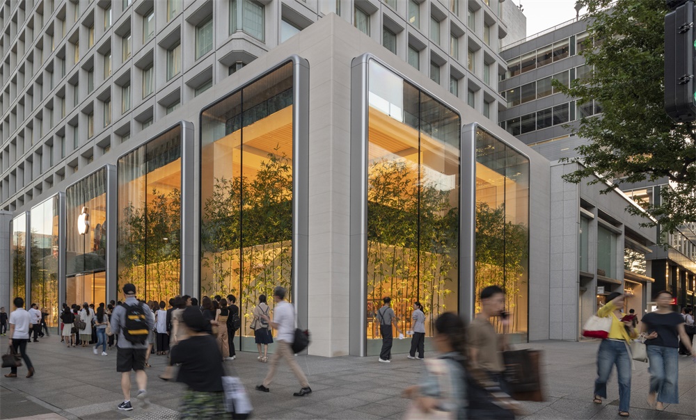 商业空间，苹果店设计，手机体验店，Apple Store，Foster + Partners