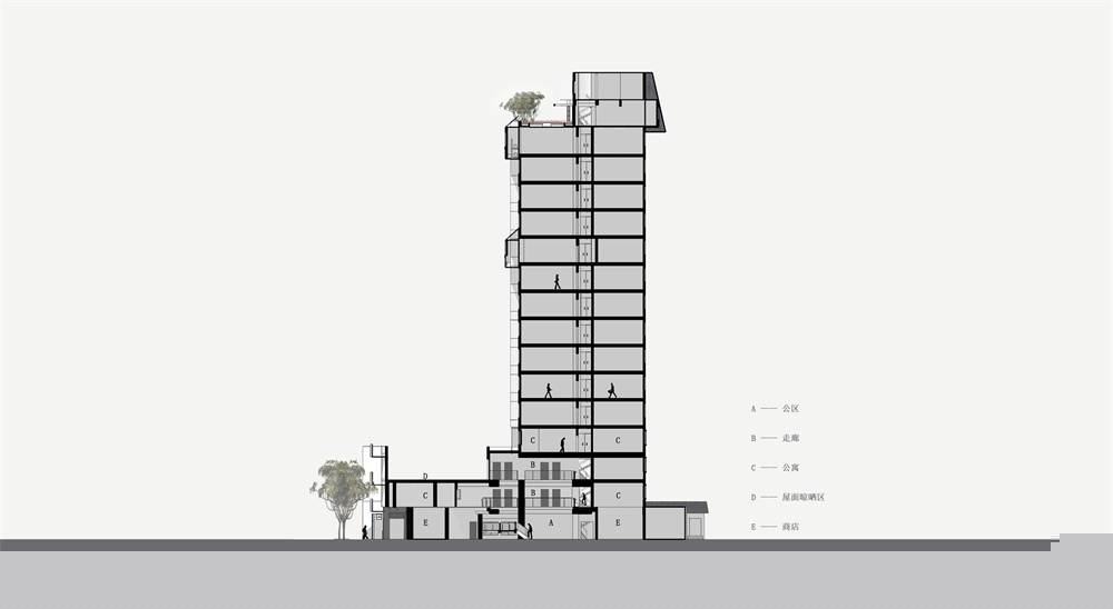 住宅空间，公寓楼设计，建筑设计，上海，苏州，悦樘公寓，昱景设计，项目投稿