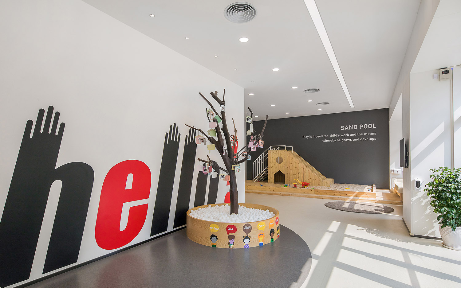 MOC DESIGN OFFICE，MOC设计，壹方中心温莎双语幼儿园，温莎双语幼儿园，幼儿园设计，儿童娱乐中心设计，项目投稿