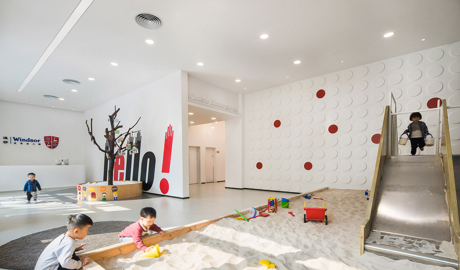 MOC DESIGN OFFICE，MOC设计，壹方中心温莎双语幼儿园，温莎双语幼儿园，幼儿园设计，儿童娱乐中心设计，项目投稿
