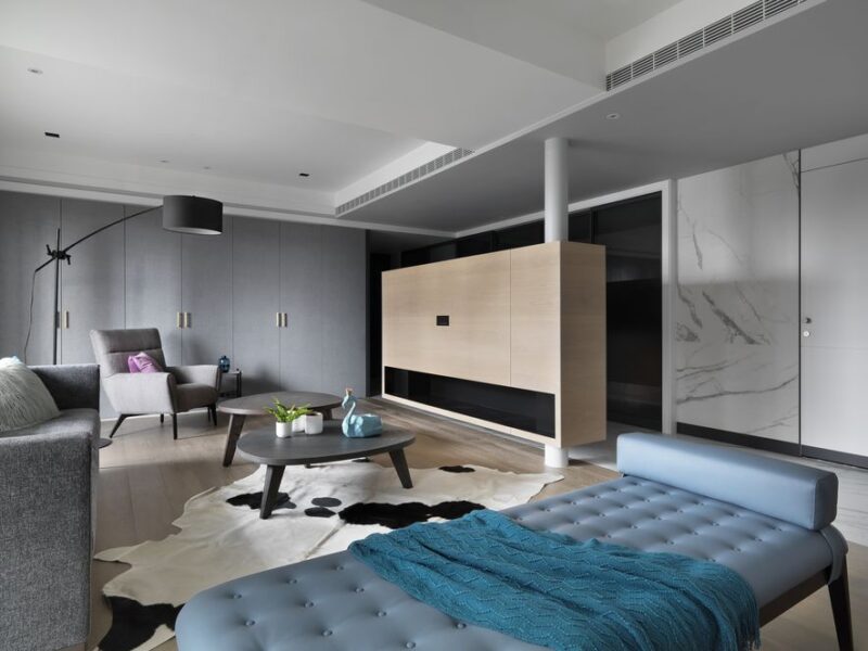 肯星设计 | 色彩述写静好如常 晴空无限的简约家宅