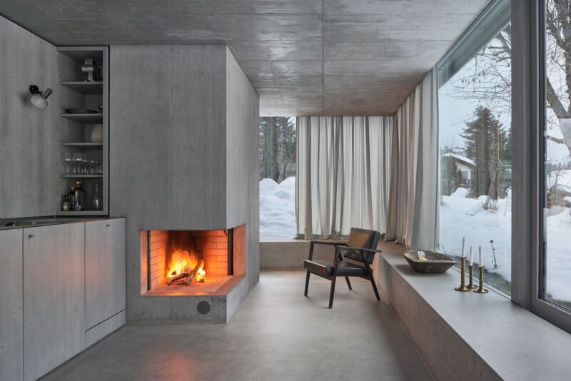 Nickisch Walder | 瑞士Graubunden混凝土住宅